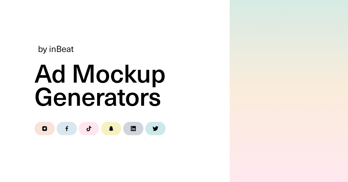 Ad Mockup Generators (Website)